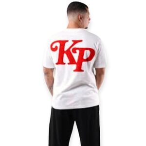 Kenzo Paris Designer T-shirt Men's White Logo T-Shirt Size Large NWT